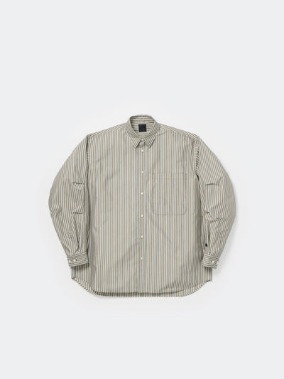 DAIWA PIER39 / TECH REGULAR COLLAR SHIRT L/S STRIPE 條紋標準領長袖襯衫（26AW）