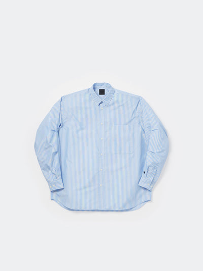 DAIWA PIER39 / TECH REGULAR COLLAR SHIRT L/S STRIPE 條紋標準領長袖襯衫（26AW）
