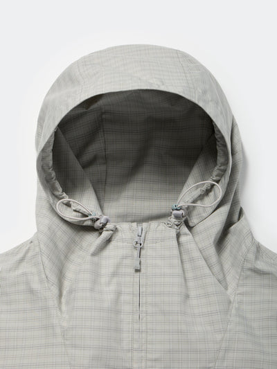 DAIWA PIER39 TECH ANORAK JACKET SUMMER PLAID / 機能拼接格紋 TECH ANORAK 連帽外套