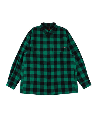 NANGA / BUFFALO CHECK W PK SHIRT 水牛格紋雙口袋工裝襯衫