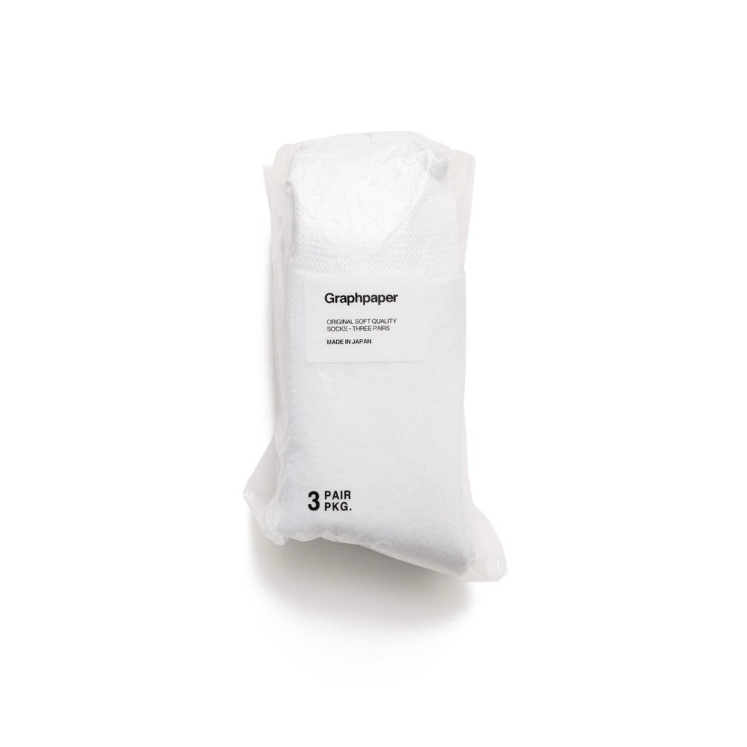 Graphpaper 3-Pack Socks / 襪子三件組