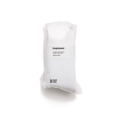 Graphpaper 3-Pack Socks / 襪子三件組