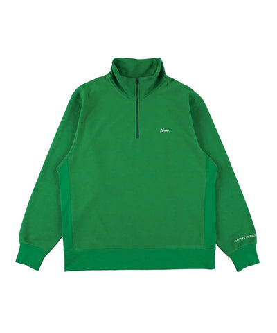 NANGA / DRY MIX TERRY HALF ZIP SWEAT 速乾毛圈半拉鍊立領衛衣