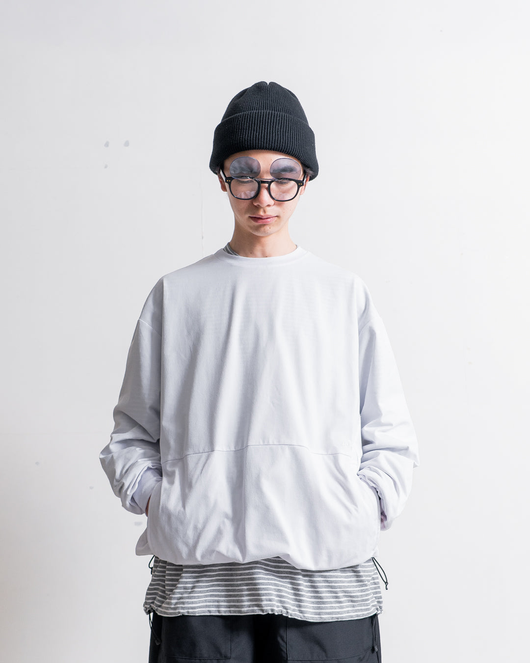 +phenix DRAWSTRING LONG SLEEVE TEE / 抽繩下擺機能長袖T恤