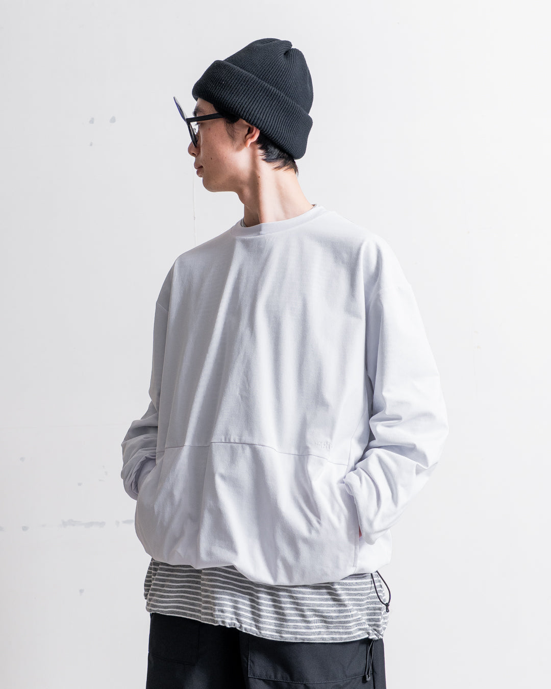 +phenix DRAWSTRING LONG SLEEVE TEE / 抽繩下擺機能長袖T恤