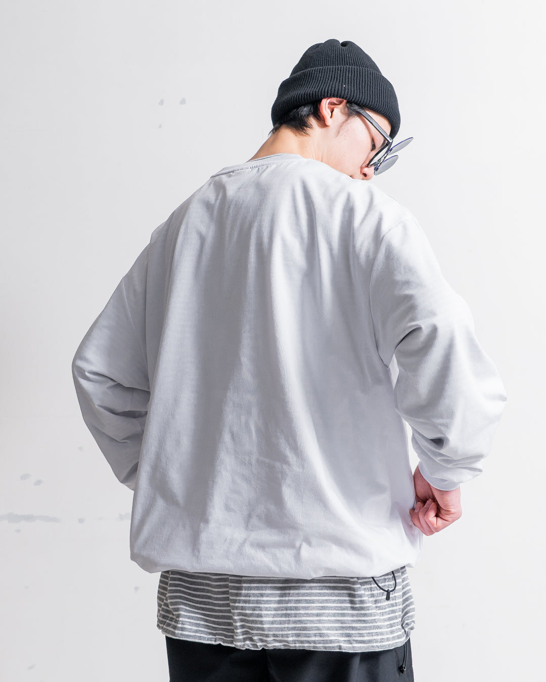 +phenix DRAWSTRING LONG SLEEVE TEE / 抽繩下擺機能長袖T恤