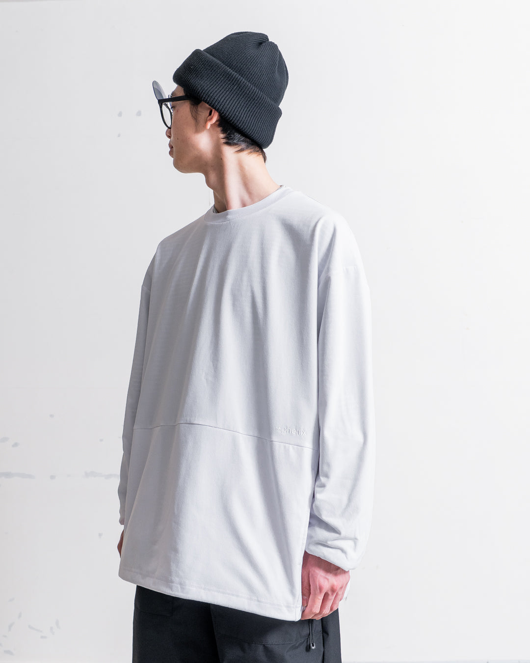+phenix DRAWSTRING LONG SLEEVE TEE / 抽繩下擺機能長袖T恤