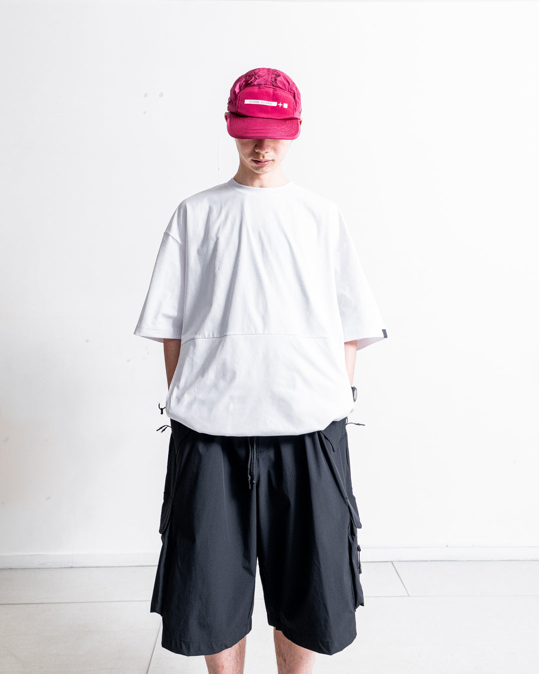 +phenix DRAWSTRING SHORT SLEEVE TEE / 抽繩下擺機能短袖T恤