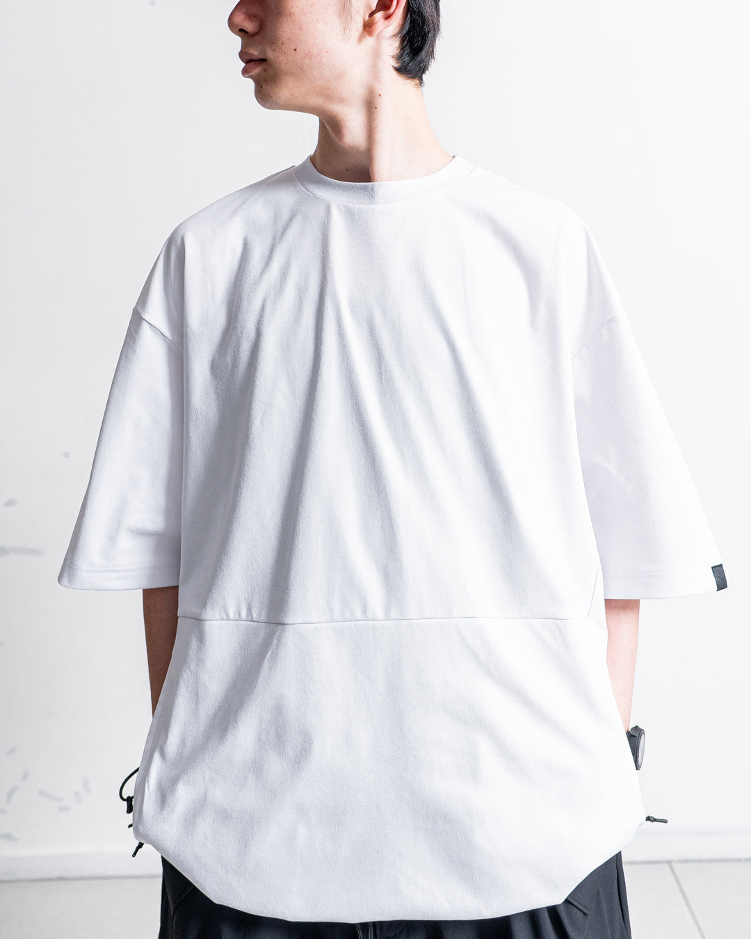 +phenix DRAWSTRING SHORT SLEEVE TEE / 抽繩下擺機能短袖T恤