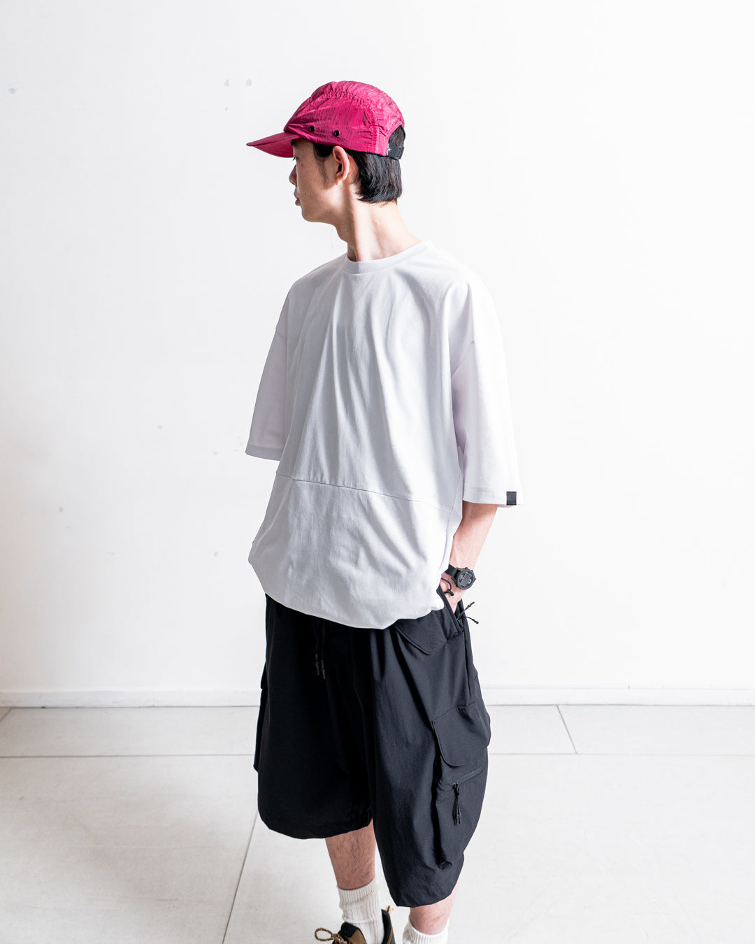 +phenix DRAWSTRING SHORT SLEEVE TEE / 抽繩下擺機能短袖T恤