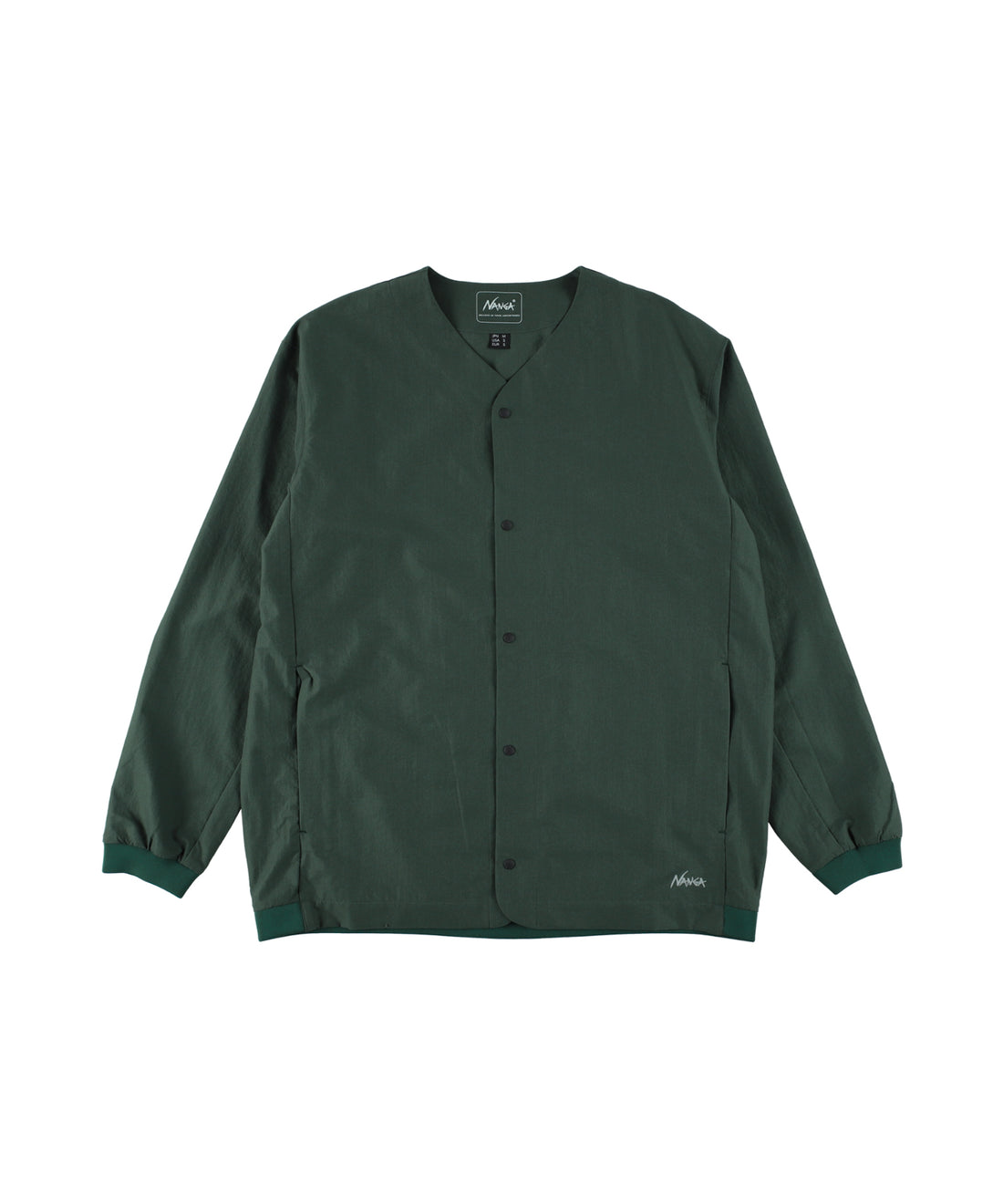 NANGA DotAir® COMFY CARDIGAN / 輕量透氣 DotAir® 無領機能開襟外套（日本直營店限定）