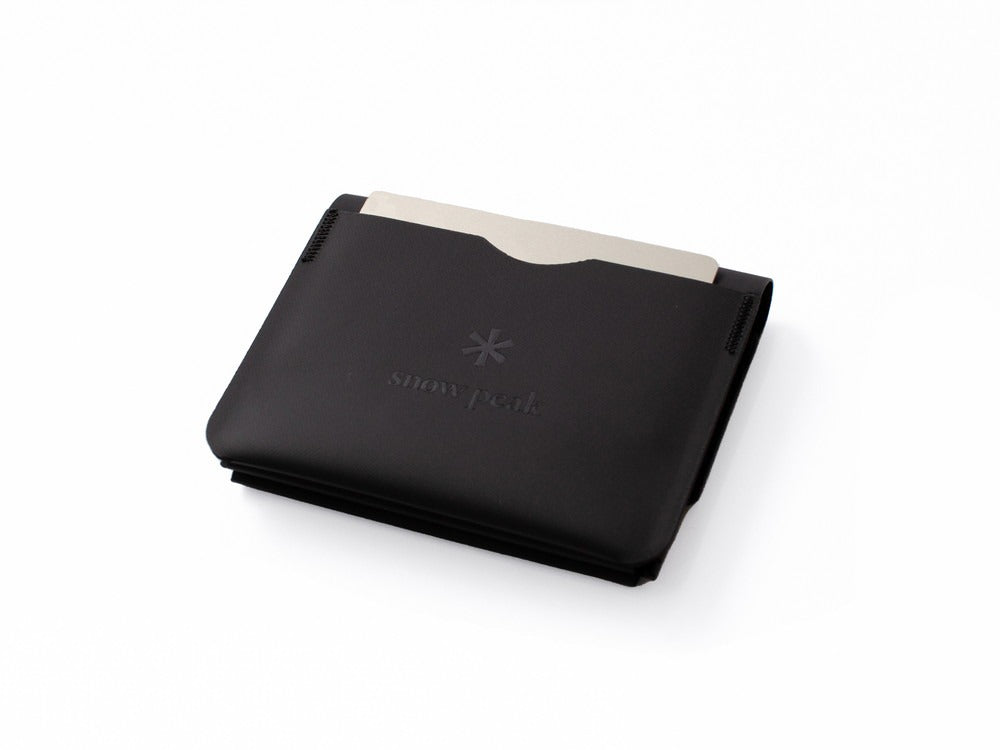 SNOW PEAK Noasobi Minimal Wallet One Black / 多功能皮夾錢包