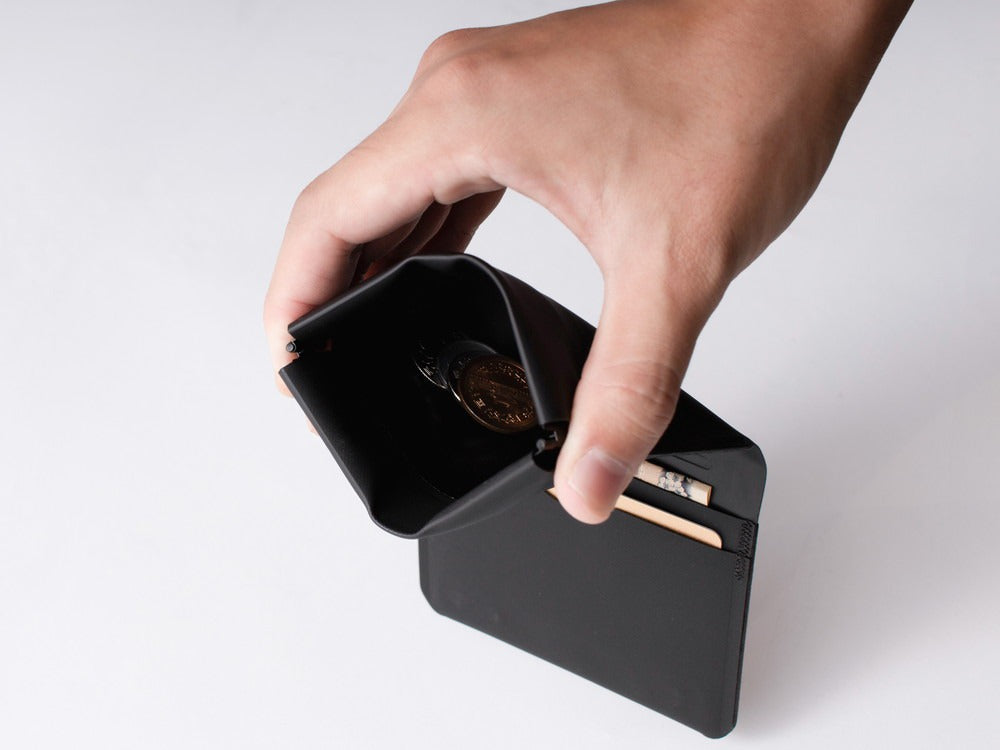 SNOW PEAK Noasobi Minimal Wallet One Black / 多功能皮夾錢包