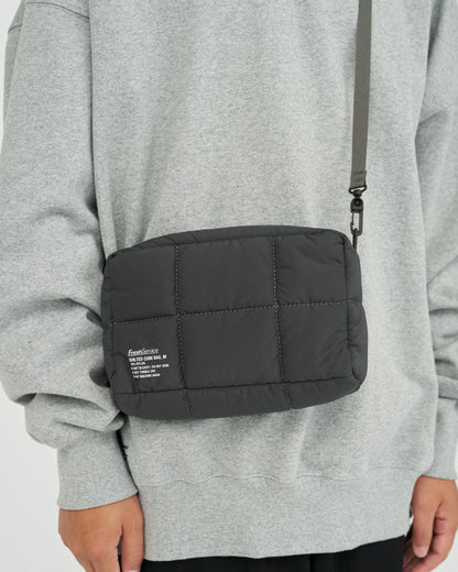 FreshService QUILTED CUBE BAG_M / 立體絎縫立方尼龍肩背包 （中）