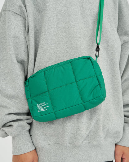 FreshService QUILTED CUBE BAG_M / 立體絎縫立方尼龍肩背包 （中）