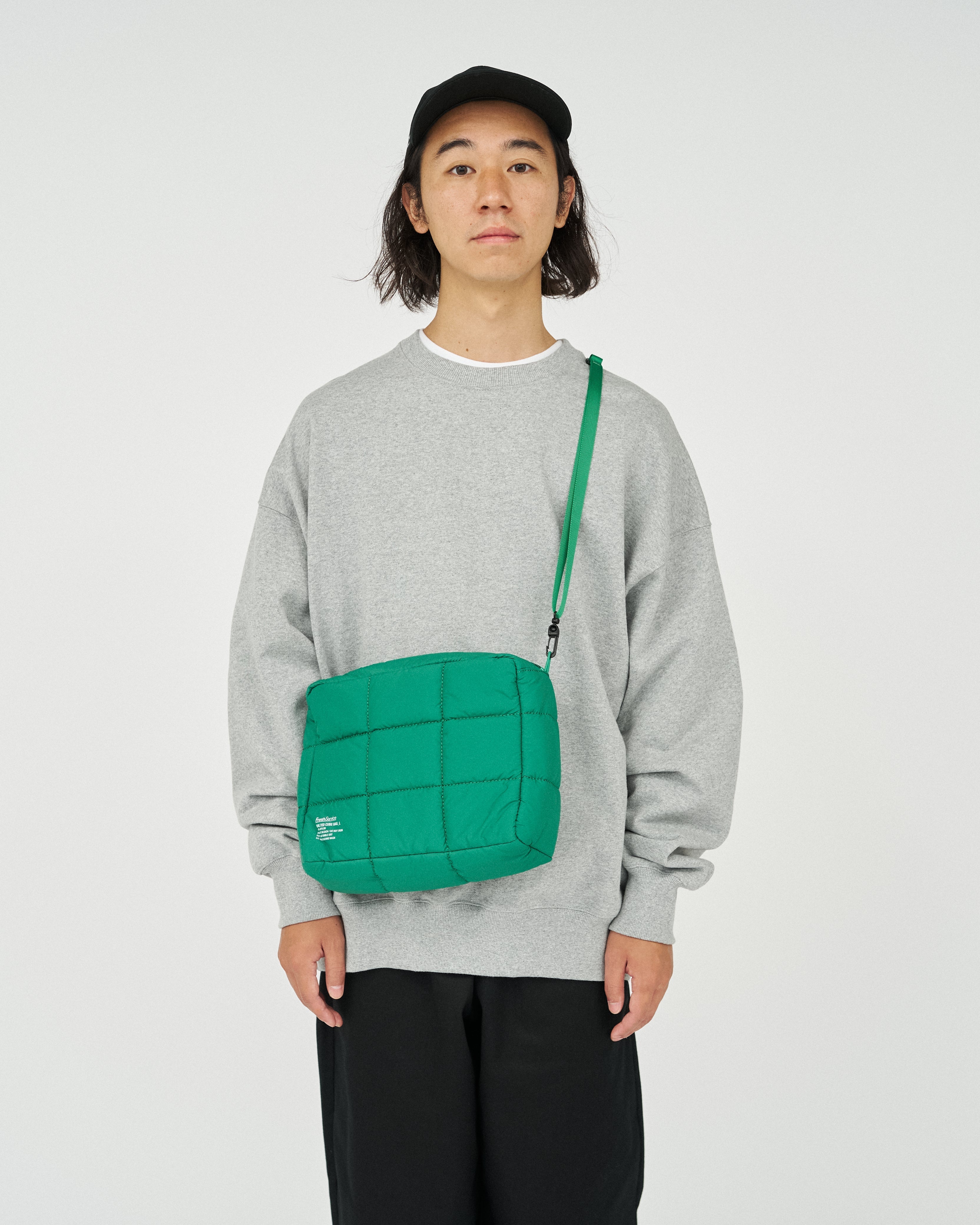 FreshService QUILTED CUBE BAG_L / 立體絎縫立方尼龍肩背包 （大）