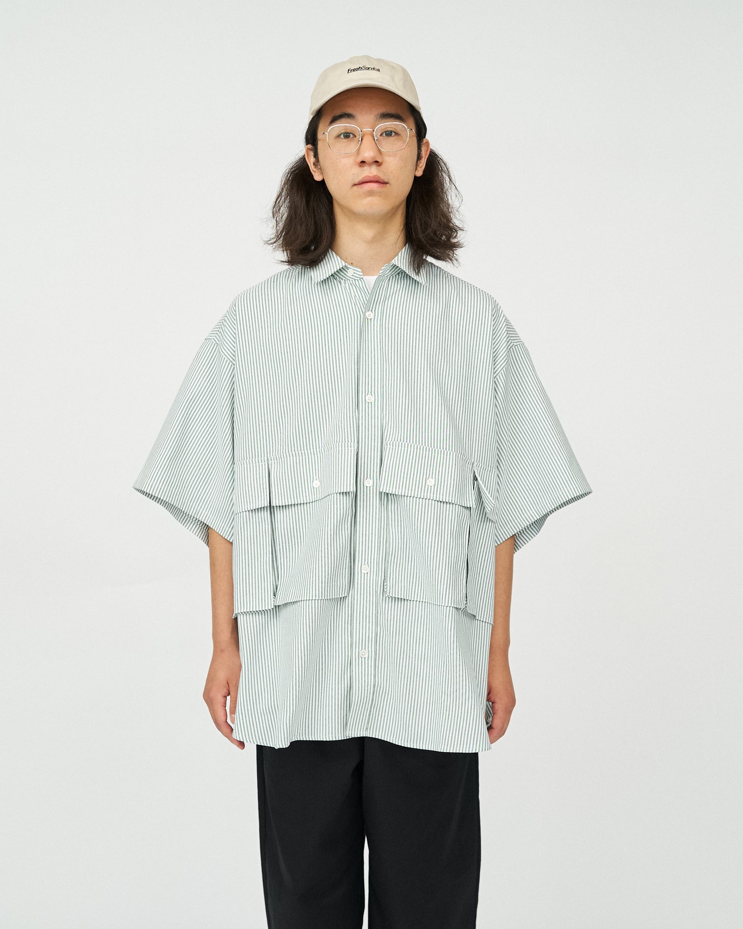FreshService DRY OXFORD FLAP POCKET S/S SHIRT / 口袋 短襯衫