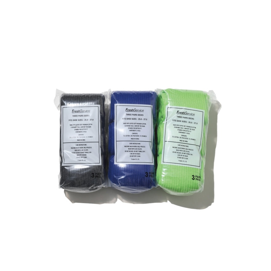 FreshService ORIGINAL 3-PACK SOCKS / 一組三入 長襪