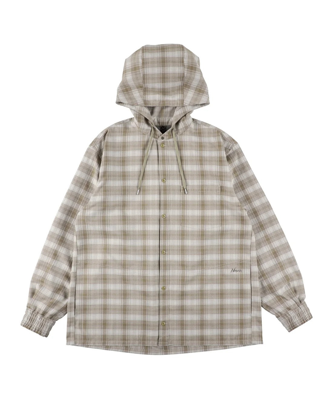 NANGA / GRID TARTAN FIELD HOOD SHIRT 格紋機能連帽野外襯衫