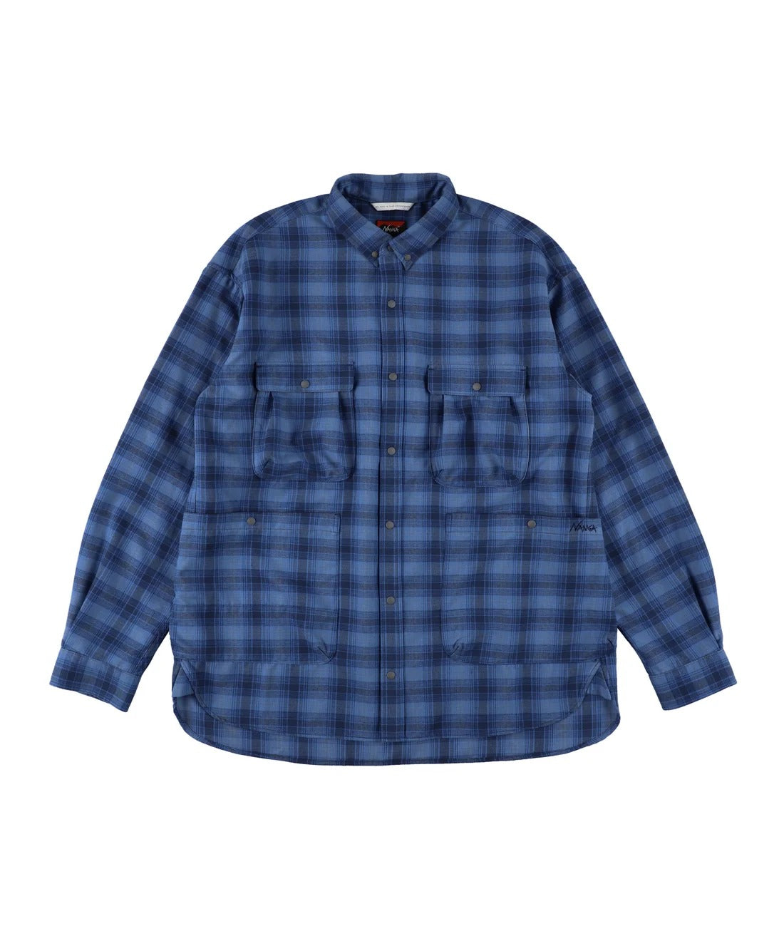 NANGA / GRID TARTAN CAMP SHIRT 格紋機能露營襯衫