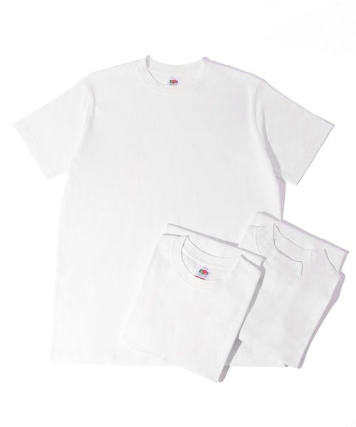 FRUIT OF THE LOOM  Personal Fit 3P PACKTEE HEAVY / 三件裝重磅圓領T恤