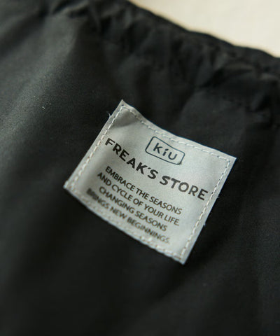 KiU × FREAK'S STORE／防潑水環保購物袋（日本聯名限定）