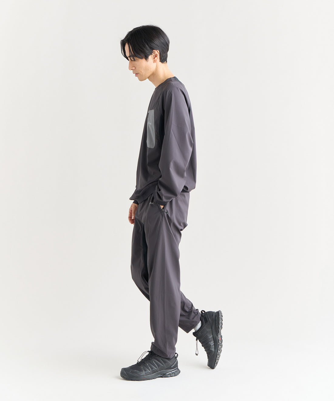 NANGA HYBRID FLEX L/S TOPS / 城市機能混合結構長袖T恤