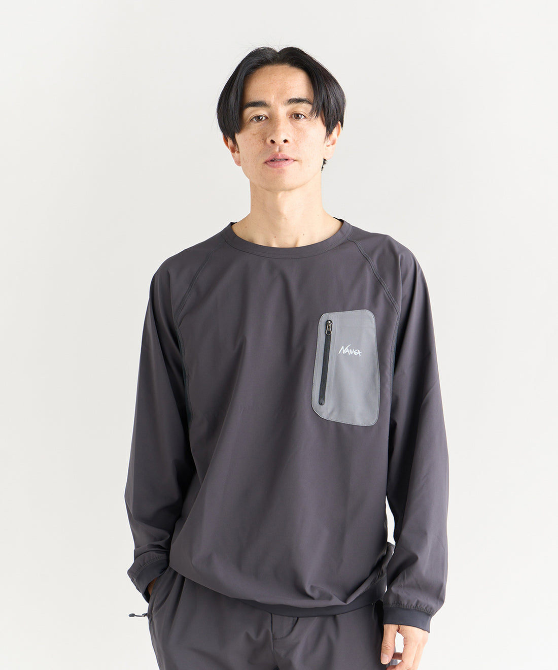 NANGA HYBRID FLEX L/S TOPS / 城市機能混合結構長袖T恤