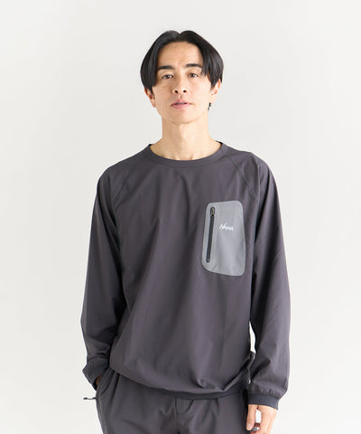 NANGA HYBRID FLEX L/S TOPS / 城市機能混合結構長袖T恤