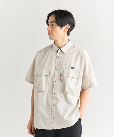 NANGA MOUNTAIN FIELD S/S SHIRT(MEN) / 機能山系短袖立領襯衫 (日本直営店限定)