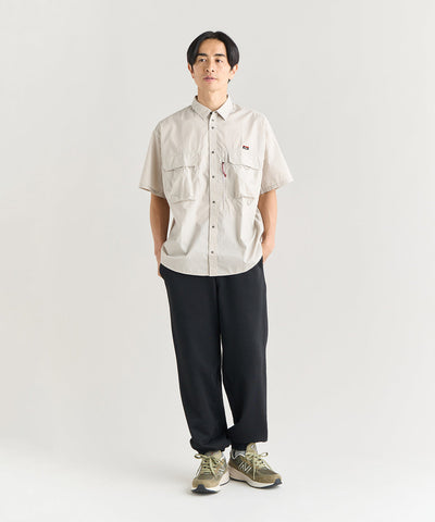 NANGA MOUNTAIN FIELD S/S SHIRT(MEN) / 機能山系短袖立領襯衫 (日本直営店限定)