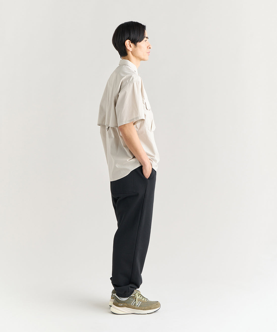 NANGA MOUNTAIN FIELD S/S SHIRT(MEN) / 機能山系短袖立領襯衫 (日本直営店限定)
