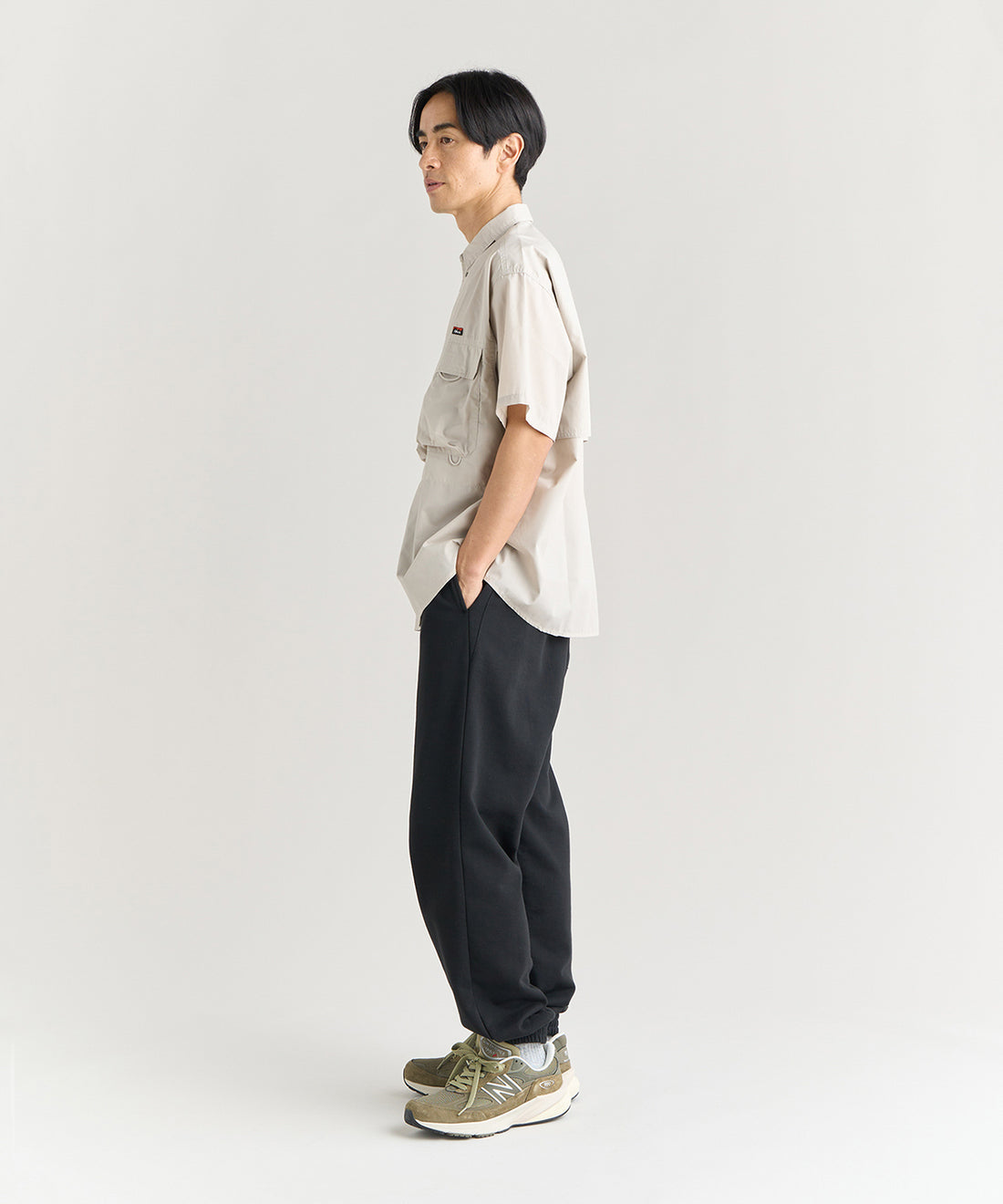 NANGA MOUNTAIN FIELD S/S SHIRT(MEN) / 機能山系短袖立領襯衫 (日本直営店限定)