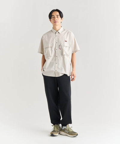 NANGA MOUNTAIN FIELD S/S SHIRT(MEN) / 機能山系短袖立領襯衫 (日本直営店限定)