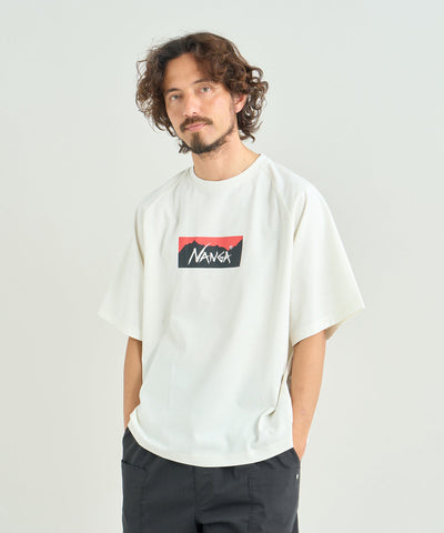 NANGA ECO HYBRID BOX LOGO LOOSE FIT TEE / 寬鬆短袖T恤