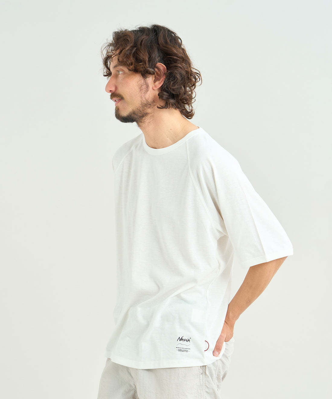 NANGA / DRY MIX RAGLAN SLEEVE TEE 機能快乾插肩短袖T恤