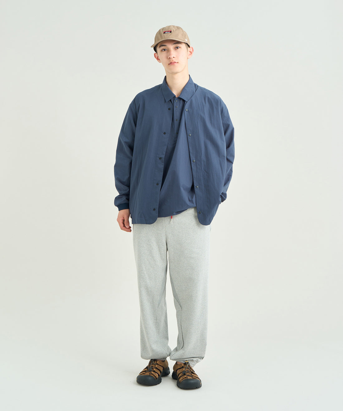 NANGA DotAir® COMFY CARDIGAN / 輕量透氣 DotAir® 無領機能開襟外套（日本直營店限定）
