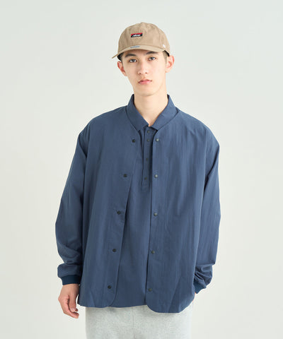 NANGA DotAir® COMFY CARDIGAN / 輕量透氣 DotAir® 無領機能開襟外套（日本直營店限定）