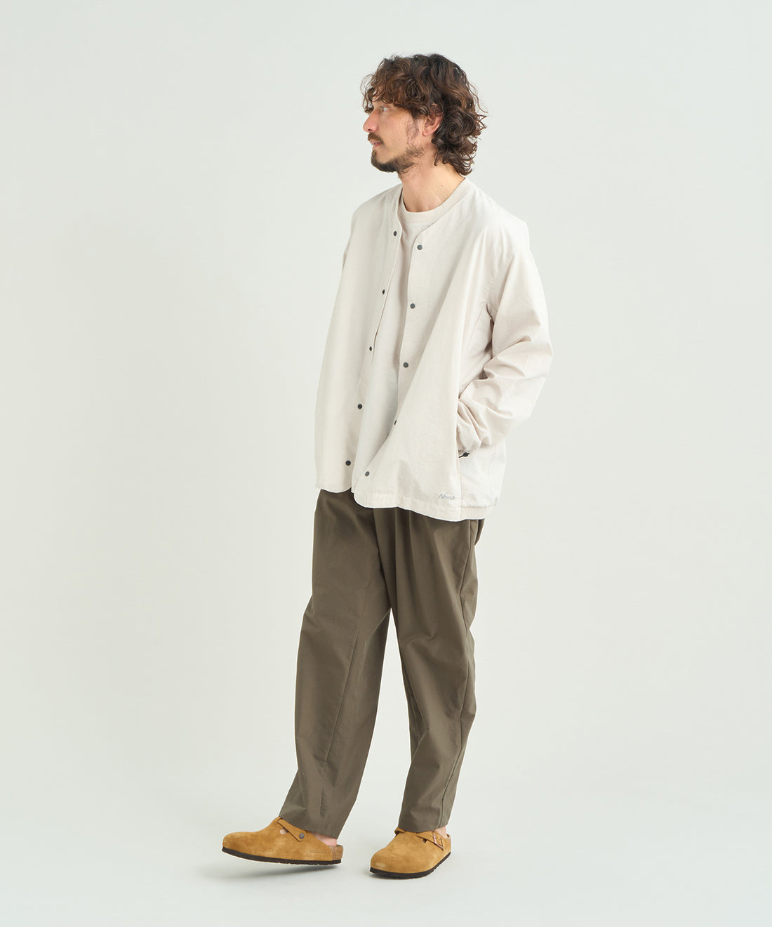 NANGA DotAir® COMFY CARDIGAN / 輕量透氣 DotAir® 無領機能開襟外套（日本直營店限定）