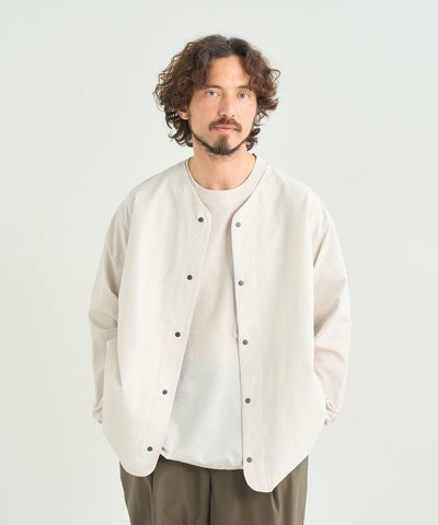 NANGA DotAir® COMFY CARDIGAN / 輕量透氣 DotAir® 無領機能開襟外套（日本直營店限定）