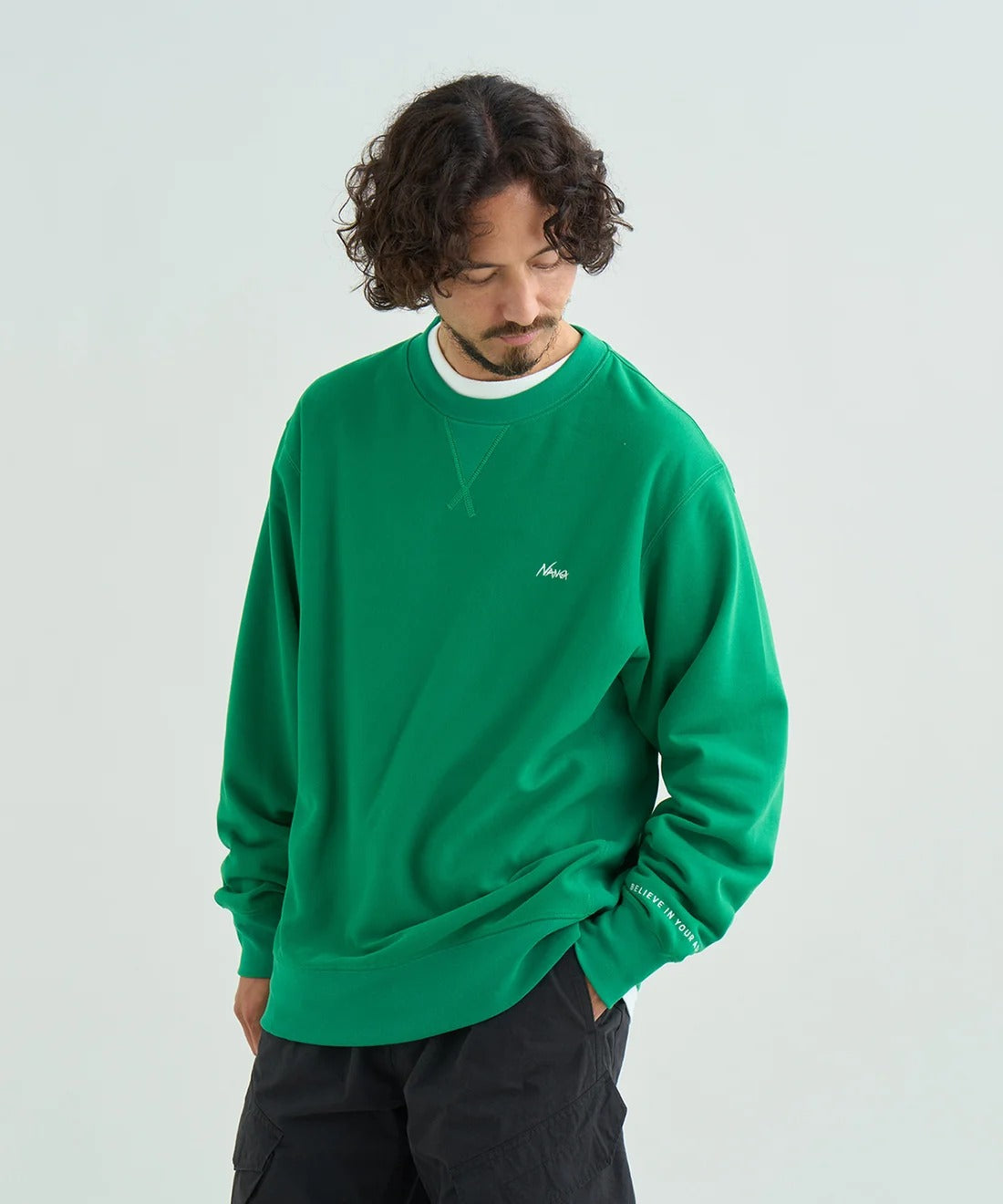 NANGA / DRY MIX TERRY CREW SWEAT 速乾毛圈圓領衛衣