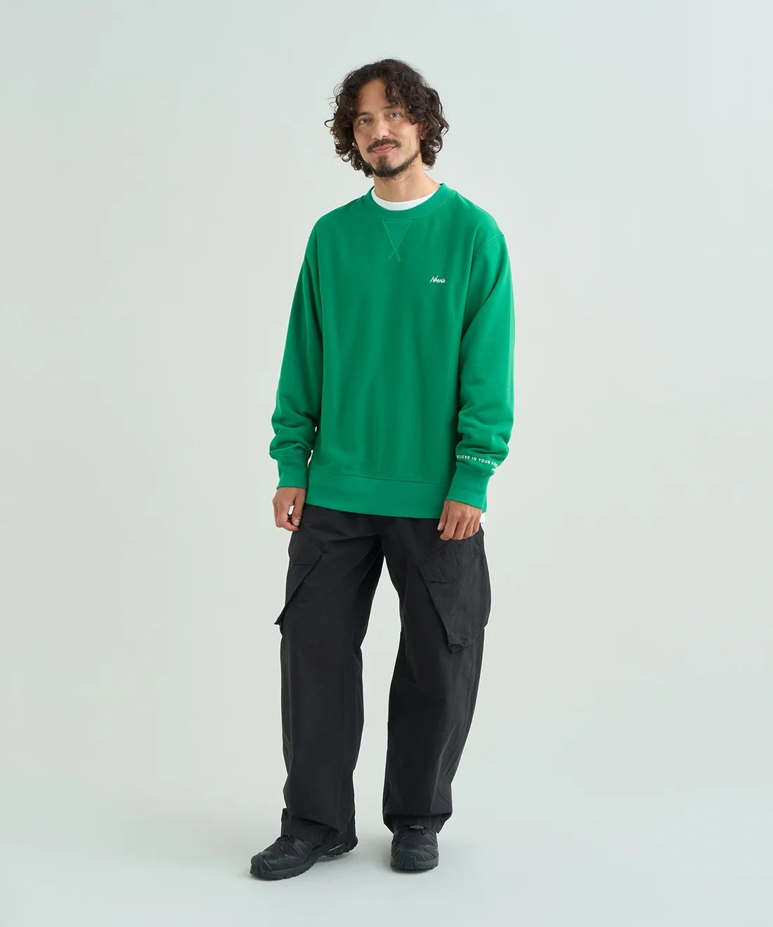 NANGA / DRY MIX TERRY CREW SWEAT 速乾毛圈圓領衛衣