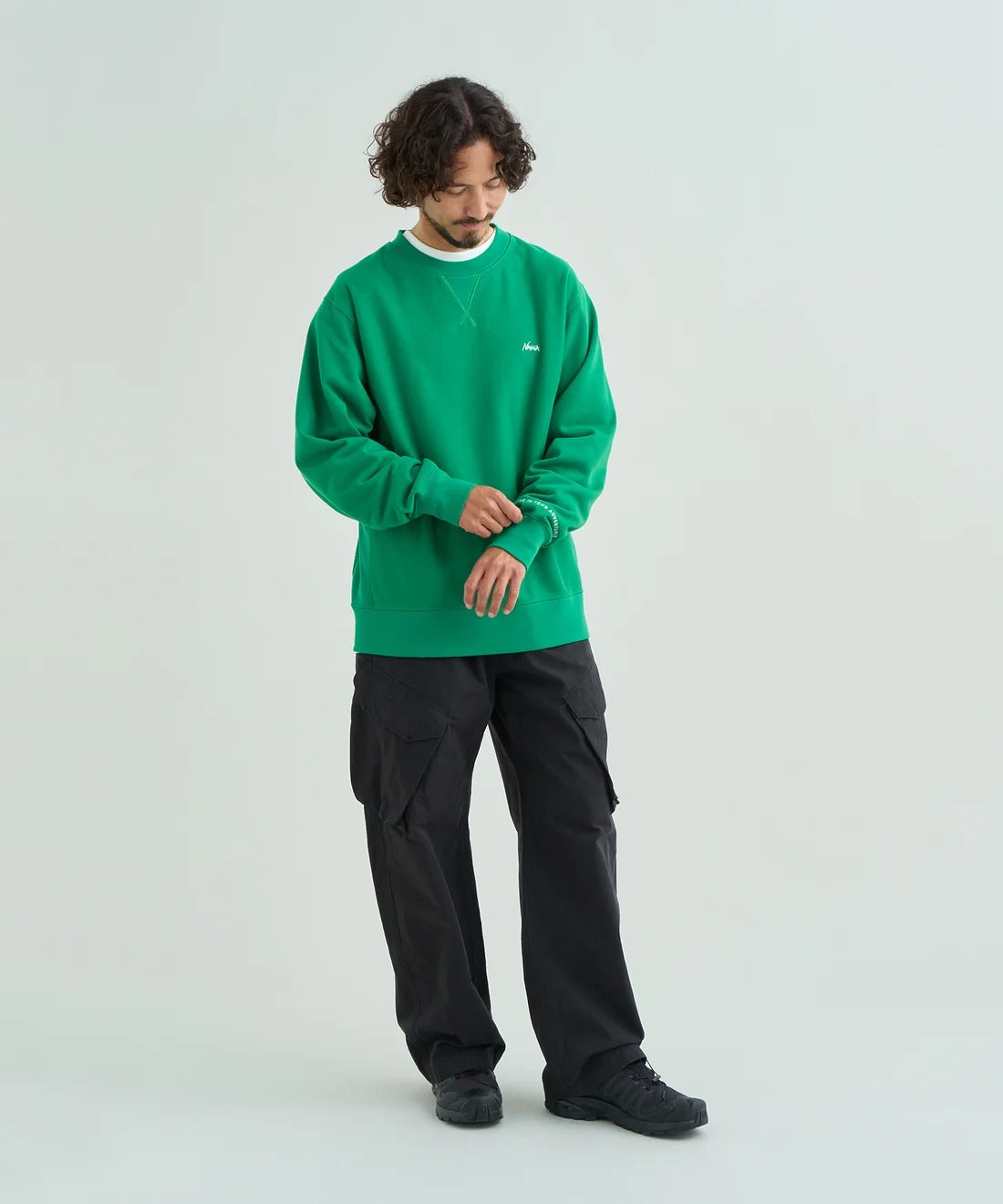 NANGA / DRY MIX TERRY CREW SWEAT 速乾毛圈圓領衛衣