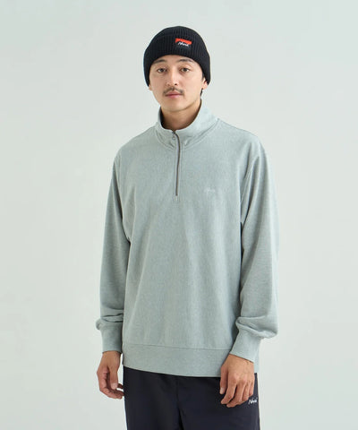 NANGA / DRY MIX TERRY HALF ZIP SWEAT 速乾毛圈半拉鍊立領衛衣