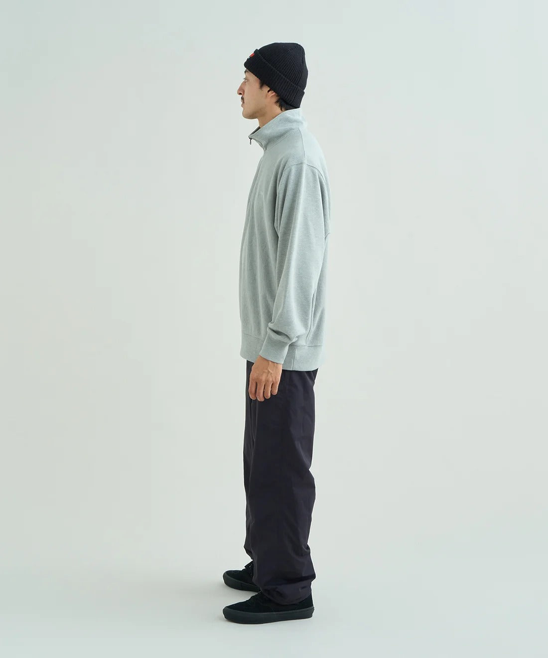 NANGA / DRY MIX TERRY HALF ZIP SWEAT 速乾毛圈半拉鍊立領衛衣