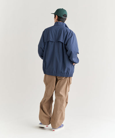 NANGA NYLON TUSSER TRACK JACKET /輕量防潑水  立領機能外套