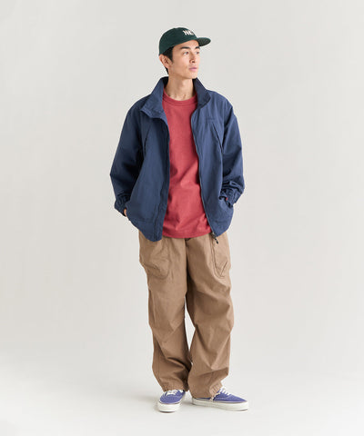 NANGA NYLON TUSSER TRACK JACKET /輕量防潑水  立領機能外套