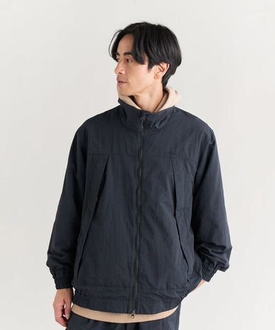 NANGA NYLON TUSSER TRACK JACKET /輕量防潑水  立領機能外套