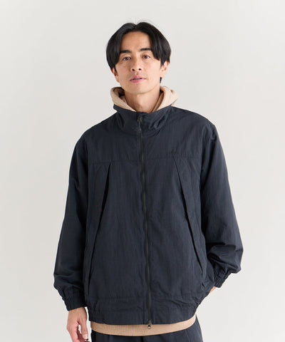 NANGA NYLON TUSSER TRACK JACKET /輕量防潑水  立領機能外套