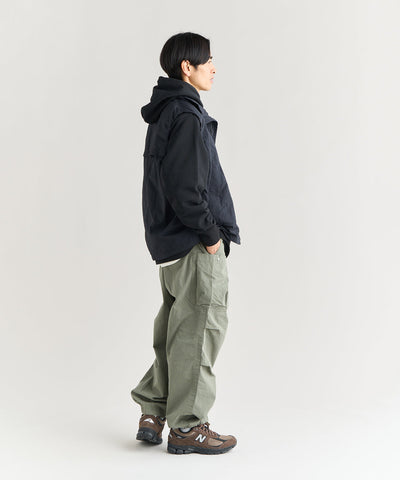 NANGA NYLON TUSSER TRACK VEST / 輕量防風  戶外機能背心